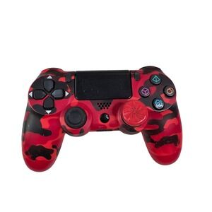Sony PS4 DualShock 4 Wireless Controller Red Camo KontrolFreek Thumbstick S3